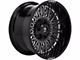 RBP 02R Tycoon Gloss Black Milled 8-Lug Wheel; 22x12; -44mm Offset (03-09 RAM 2500)