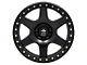 RBP 50R Cobra Matte Black with Matte Black Ring 8-Lug Wheel; 17x9; -12mm Offset (03-09 RAM 2500)