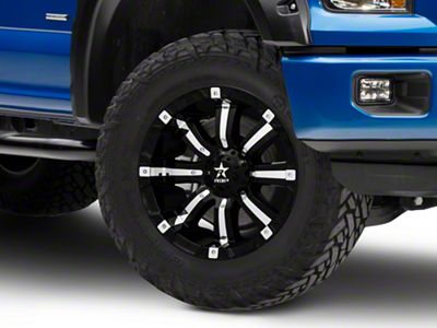 RBP 94R Black with Chrome Inserts 6-Lug Wheel; 20x10; 10mm Offset (15-20 F-150)