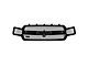 RBP RX-3 Midnight Edition Smooth Upper Grille Insert with LED Lights; Black (18-20 F-150, Excluding Raptor)