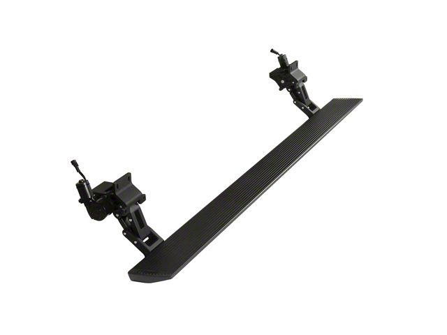 RBP Stealth Power Running Boards; Black (07-18 Sierra 1500 Extended/Double Cab)