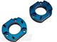 ReadyLIFT 2 Inch Billet Aluminum Leveling Kit; Anodized Blue (04-14 2WD/4WD F-150)
