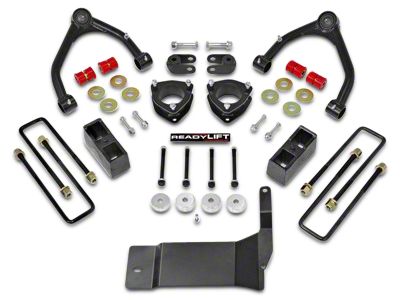 ReadyLIFT 4-Inch Front / 1.75-Inch Rear SST Suspension Lift Kit (14-18 4WD Sierra 1500, Excluding Denali)