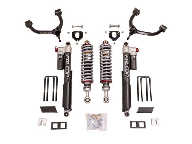 ReadyLIFT 3.50-Inch SST Suspension Lift Kit with Fabricated Control Arms and Falcon 2.1 Monotube Shocks (15-22 4WD Canyon)