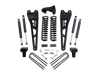 ReadyLIFT 4-Inch Coil Spring Suspension Lift Kit with Falcon 1.1 Monotube Shocks (17-22 4WD 6.7L Powerstroke F-250 Super Duty)