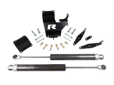 ReadyLIFT Dual Steering Stabilizer Kit with Falcon Steering Stabilizers (11-22 4WD F-250 Super Duty)