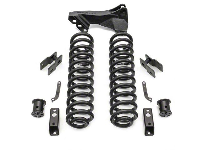 ReadyLIFT 2.50-Inch Coil Spring Front Suspension Lift Kit with Front Shock Extensions and Front Track Bar Bracket (11-19 4WD 6.7L Powerstroke F-350 Super Duty)