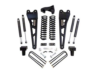 ReadyLIFT 4-Inch Coil Spring Suspension Lift Kit with Falcon 1.1 Monotube Shocks (17-22 4WD 6.7L Powerstroke F-350 Super Duty)