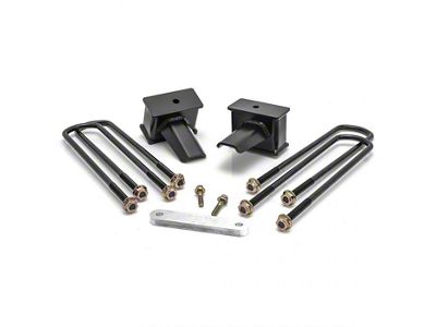 ReadyLIFT 4-Inch Flat Rear Lift Block Kit for 2-Piece Driveshafts (17-24 F-350 Super Duty)