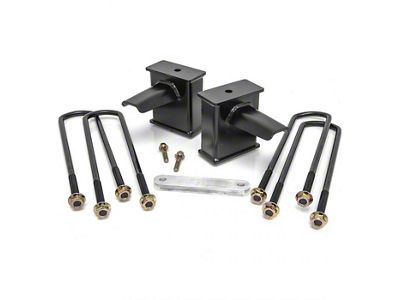 ReadyLIFT 6-Inch Flat Rear Lift Block Kit for 2-Piece Driveshafts (17-24 F-350 Super Duty)