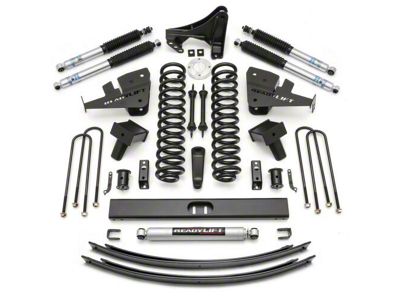ReadyLIFT 6-Inch Suspension Lift Kit with Bilstein Shocks for 1-Piece Driveshafts (17-19 4WD 6.7L Powerstroke F-350 Super Duty SRW)