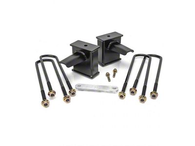 ReadyLIFT 6.50-Inch Tall Flat Rear Lift Block Kit for 2-Piece Driveshafts (17-25 6.7L Powerstroke F-350 Super Duty)