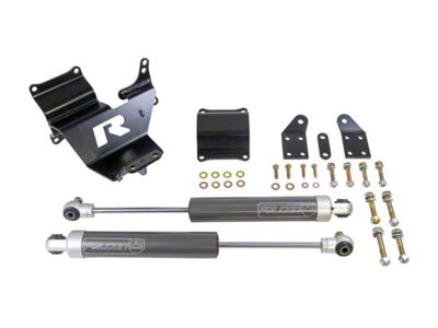 ReadyLIFT Dual Steering Stabilizer Kit with Falcon Steering Stabilizers (23-24 4WD 6.7L Powerstroke F-350 Super Duty)