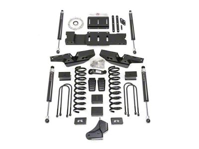 ReadyLIFT 6-Inch Coil Spring Suspension Lift Kit with Falcon 1.1 Monotube Shocks (19-24 4WD 6.7L RAM 3500 w/o Air Ride)