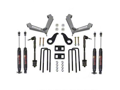 ReadyLIFT 3.50-Inch Front / 1-Inch Rear Xtreme-Duty Fabricated A-Arm Arm SST Suspension Lift Kit with SST3000 Shocks (11-19 Sierra 2500 HD)