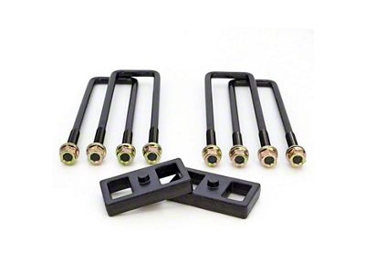 ReadyLIFT 1-Inch Rear Lift Block Kit for Factory Top Overloads (11-19 Sierra 3500 HD)