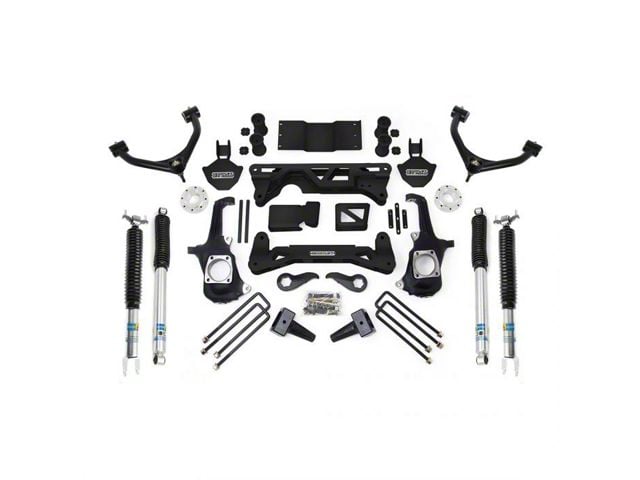 ReadyLIFT 7 to 8-Inch Adjustable Suspension Lift Kit with Bilstein Shocks (11-19 Sierra 3500 HD)