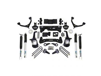ReadyLIFT 7 to 8-Inch Adjustable Suspension Lift Kit with Bilstein Shocks (11-19 Silverado 3500 HD)