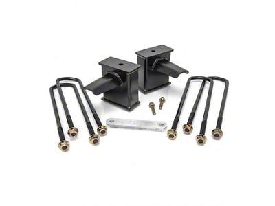 ReadyLIFT 6.50-Inch Tall Flat Rear Lift Block Kit for 2-Piece Driveshafts (17-25 6.7L Powerstroke F-250 Super Duty)