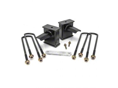 ReadyLIFT 6.50-Inch Tall Flat Rear Lift Block Kit for 2-Piece Driveshafts (17-24 6.7L Powerstroke F-250 Super Duty)