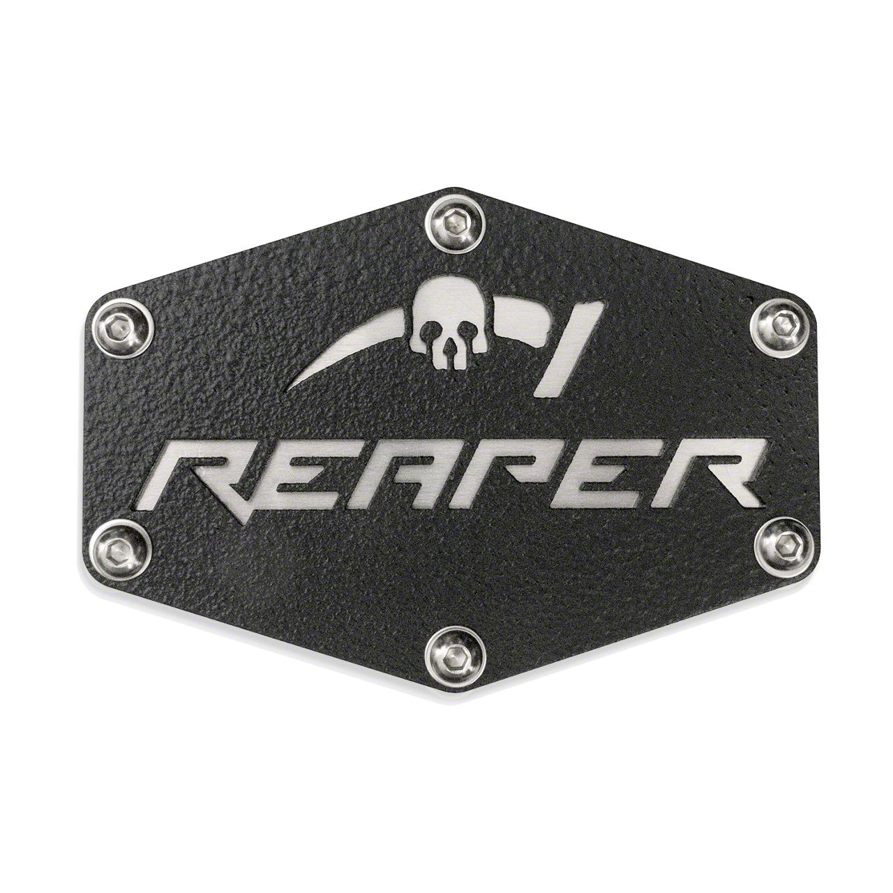 Elite Denali Logo Black Frame Hitch Cover – 2" Trailer Tow Receiver Plug, Powder Coated, Made In USA