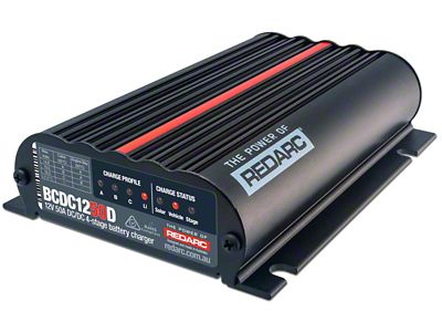 Redarc 12V 50A Smart Start DC/DC 4 Stage Battery Charger