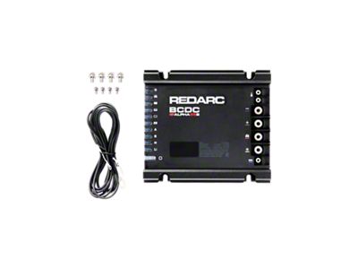 Redarc BCDC Alpha25 DC Battery Charger with Solar Controller; 12-Volt; 25A (Universal; Some Adaptation May Be Required)