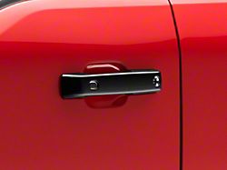 RedRock Door Handle Covers; Black (21-24 F-150)