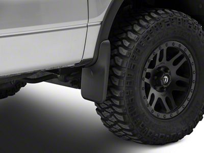 RedRock Mud Flaps; Front and Rear (04-14 F-150 w/ OE Fender Flares)