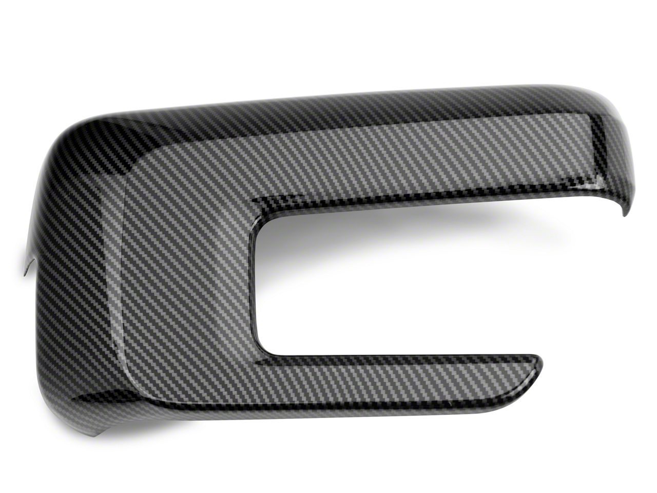CheroCar Black Mirror Cover Trim For Ford F-150 (2015-2020) - Pair, ABS Plastic