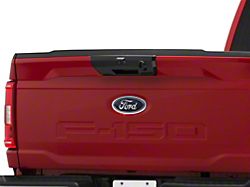 RedRock Tailgate Handle Cover; Carbon Fiber (21-24 F-150 w/ Power Fold-Down Tailgate)