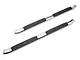 Barricade Pinnacle 4-Inch Oval Bent End Side Step Bars; Stainless Steel (19-24 RAM 1500 Quad Cab)