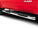 RedRock 5-Inch Oval Bent End Side Step Bars; Stainless Steel (19-24 RAM 1500 Crew Cab)