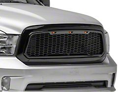 RedRock Baja Upper Replacement Grille; Gloss Black (13-18 RAM 1500, Excluding Rebel)