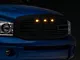 RedRock Boss Upper Replacement Grille with LED DRL; Matte Black (06-08 RAM 1500)