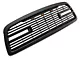 RedRock Boss Upper Replacement Grille with LED DRL; Matte Black (09-12 RAM 1500)