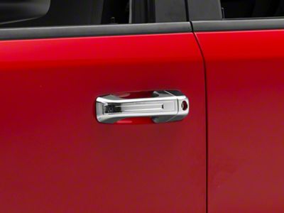 RedRock Door Handle Covers; Chrome (19-24 RAM 1500 w/ Passive Entry)