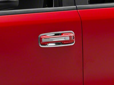 RedRock Exterior Door Handle Trim; Chrome (19-24 RAM 1500)