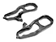 RedRock HD Front Tow Hooks; Black (19-24 RAM 1500, Excluding Classic)