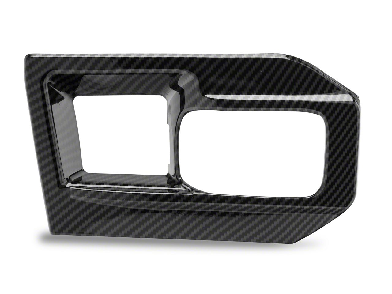 Carbon Fiber Interior Door Handle Bowl Cover Trim For Dodge Ram 2011-2017 - 8-Piece Set
