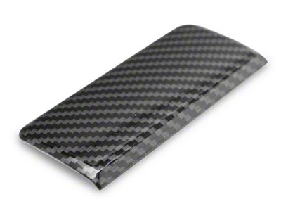 RedRock Passenger Storage Compartment Trim; Carbon Fiber (13-18 RAM 1500)