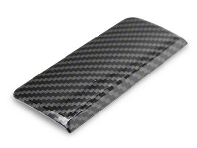 RedRock Passenger Storage Compartment Trim; Carbon Fiber (09-18 RAM 1500)