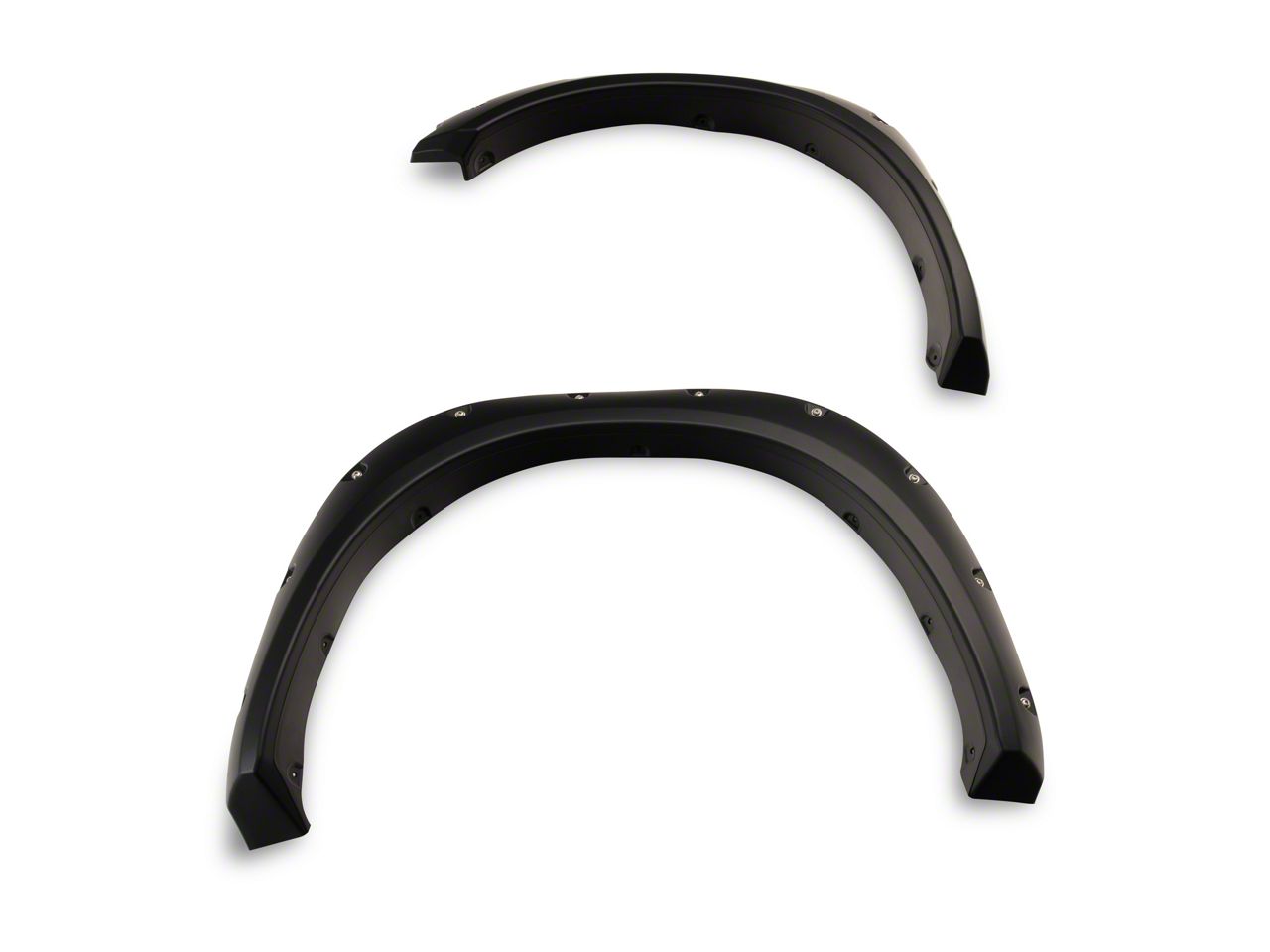 RedRock RAM 1500 Pocket Style Fender Flares; Smooth Black R123141 