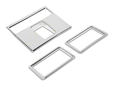 RedRock Rear Vent Outlet Trim; Chrome (09-18 RAM 1500)