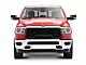 RedRock Rebel Style Upper Replacement Grille with LED DRL; Matte Black (19-24 RAM 1500 Big Horn, Laramie, Lone Star, Tradesman, Excluding Classic)