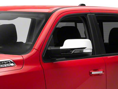 RedRock Side View Mirror Cover; Chrome (19-25 RAM 1500)