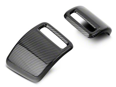 RedRock Tail Light Cover Trim; Carbon Fiber (19-24 RAM 1500 w/ Factory LED Tail Lights)
