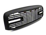 RedRock Boss Upper Replacement Grille with LED DRL; Matte Black (06-09 RAM 2500)