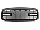 RedRock Boss Upper Replacement Grille with LED DRL; Matte Black (06-09 RAM 2500)