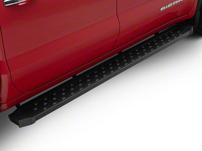 Barricade Rattler Running Boards; Black (19-24 Sierra 1500 Crew Cab)